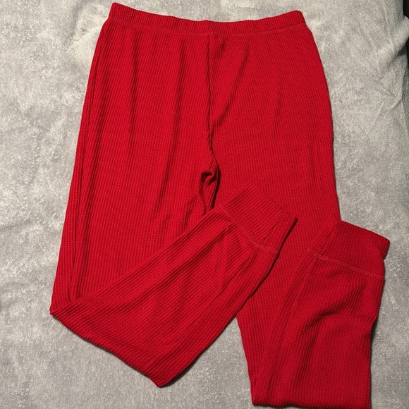 Joe Fresh waffle PJ pants | Red | Small - Picture 3 of 7